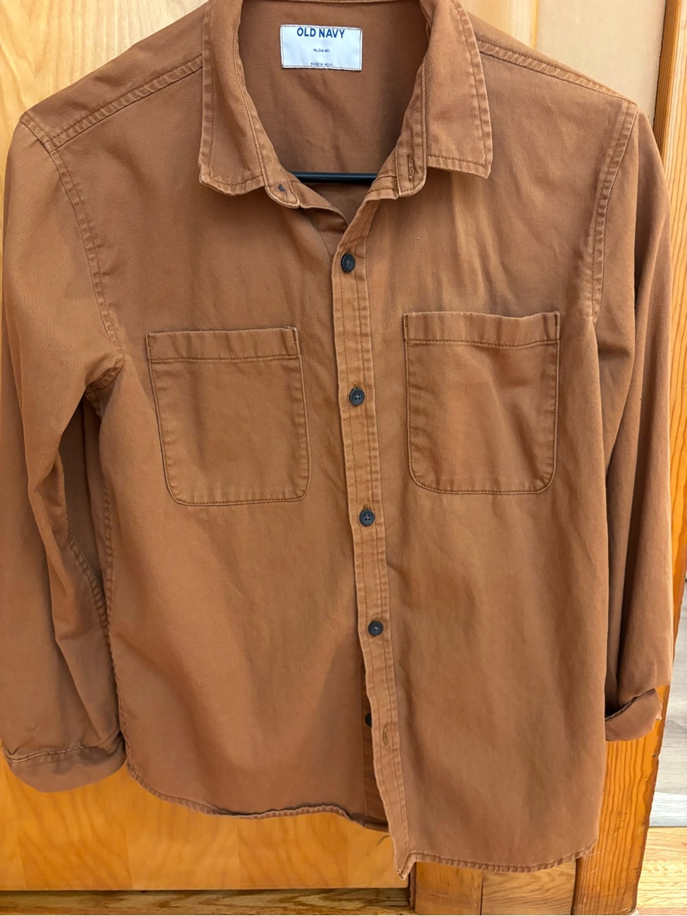 Old Navy Boy’s Brown Button-Up Shirt